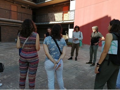 Imatge 1: Visita a l’edifici demostratiu de Sant Quirze del Vallès